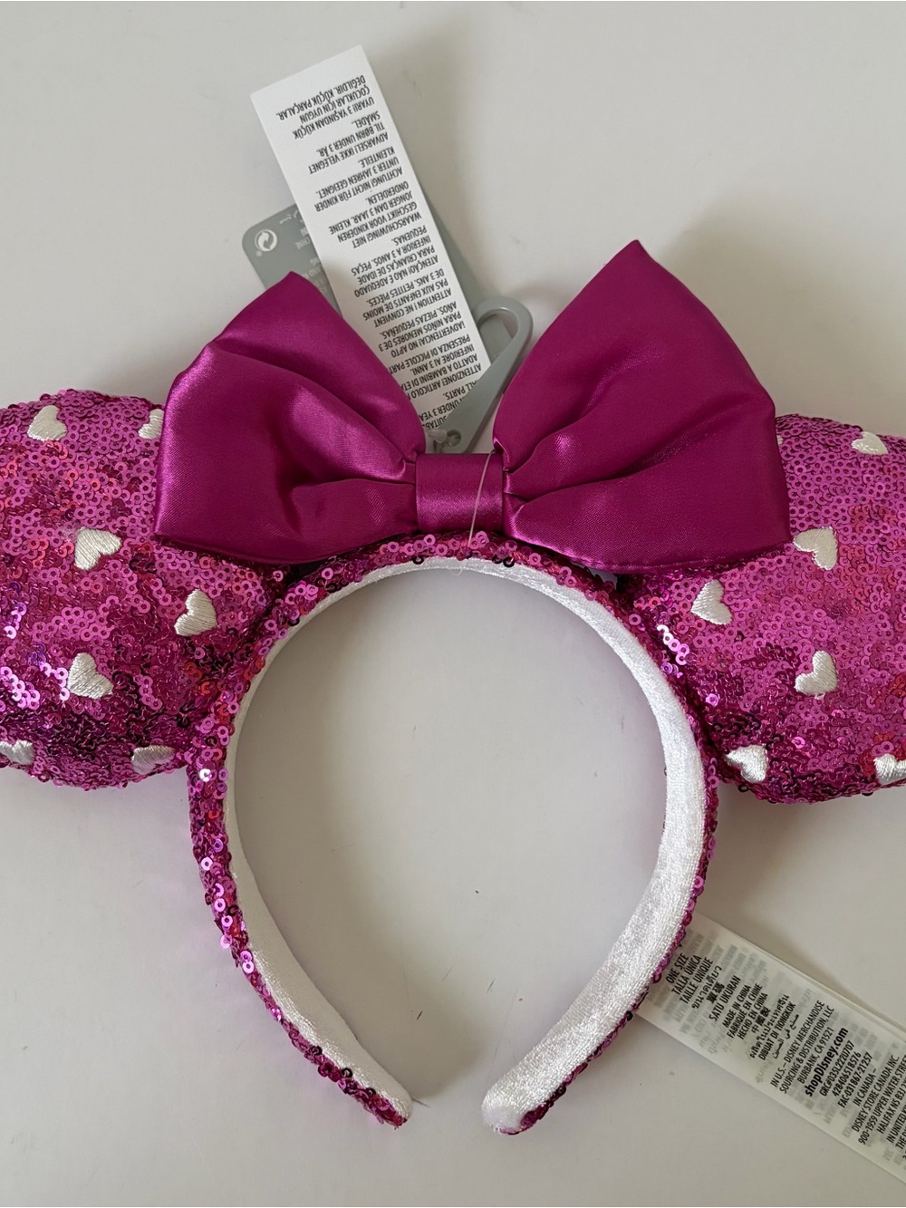 Disney Minnie Mouse Valentine’s Day Heart Ear Headband